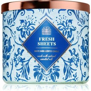 Bath & Body Works Fresh Sheets vonná svíčka 411 g obraz