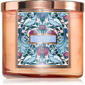 Bath & Body Works Lavender Vetiver vonná svíčka 411 g obraz