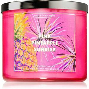 Bath & Body Works Pink Pineapple Sunrise vonná svíčka 411 g obraz