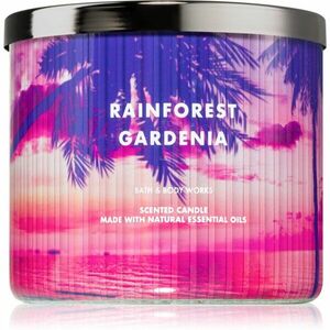 Bath & Body Works Rainforest Gardenia vonná svíčka 411 g obraz