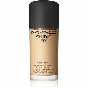 MAC Cosmetics Mini Studio Fix Fluid SPF 15 24HR Matte Foundation + Oil Control matující make-up SPF 15 odstín NC17 15 ml obraz