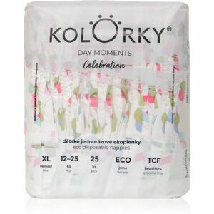 Kolorky DAY Moments Celebration jednorázové EKO pleny Size XL 12-25 kg 25 ks obraz