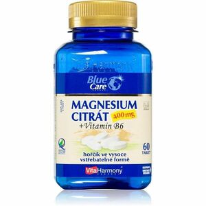 VitaHarmony Magnesium citrát 400 mg tablety pro podporu normální činnosti nervové soustavy, svalů, zubů a snížení míry únavy 60 tbl obraz