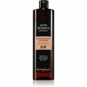 Avon Senses Essence Geranium Leaf & Orange přísada do koupele 500 ml obraz