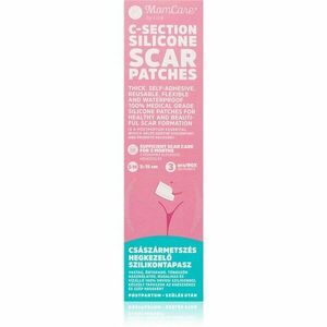 MomCare by Lina C-Section Silicone Scar Patches silikonové náplasti na jizvy po císařském řezu velikost S-M 3x15 cm 3 ks obraz