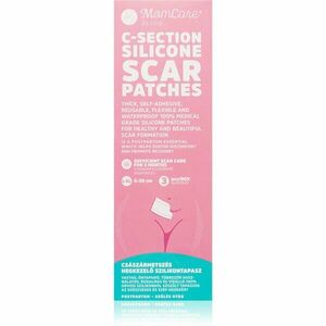 MomCare by Lina C-Section Silicone Scar Patches silikonové náplasti na jizvy po císařském řezu velikost L-XL 5 x 20 cm 3 ks obraz