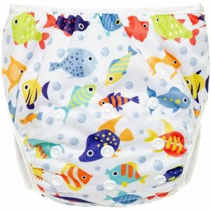 T-TOMI Diaper Swimwear Blue Fish pratelné plenkové plavky 5 - 15 kg 1 ks obraz