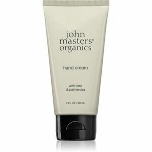 John Masters Organics hand cream Rose & Palmarosa vyživující krém s růžovým olejem 60 ml obraz