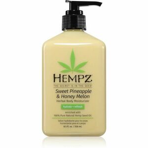 HEMPZ Sweet Pineapple Honey Melon hydratační tělové mléko 250 ml obraz