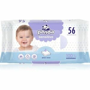 Bella Baby Happy Panda Sensitive vlhčené ubrousky pro děti 56 ks obraz