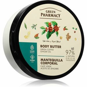 Green Pharmacy Green coffee & Ginger Oil Body butter zpevňující tělové máslo 200 ml obraz