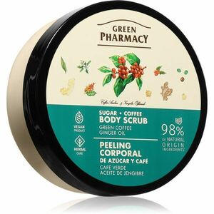 Green Pharmacy Body Care Green coffee & Ginger Oil cukrový tělový peeling 200 ml obraz