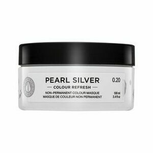 Maria Nila Colour Refresh vyživující maska bez barevných pigmentů pro platinově blond a šedivé vlasy Pearl Silver 100 ml obraz