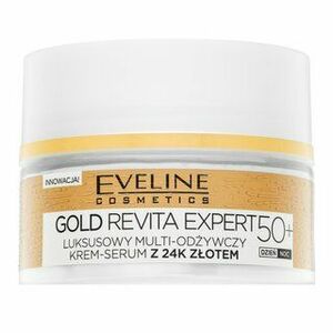 Eveline Gold Lift Expert Luxurious Multi-Nourishing Cream Serum 50+ vyživující krém proti vráskám 50 ml obraz