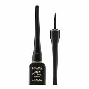 Eveline Liquid Precision Eyeliner 2000 Procent tekuté linky na oči Matt Black 3 ml obraz