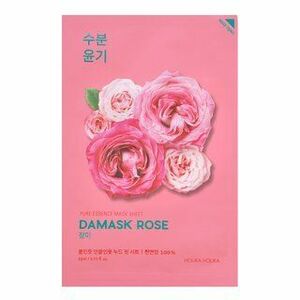 Holika Holika Pure Essence Mask Sheet Damask Rose plátýnková maska pro sjednocenou a rozjasněnou pleť 23 g obraz