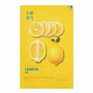 Holika Holika Pure Essence Mask Sheet Lemon plátýnková maska pro sjednocení barevného tónu pleti 23 g obraz