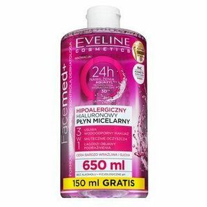 Eveline FaceMed+ Cleansing Micellar Water odličovací micelární voda pro všechny typy pleti 650 ml obraz