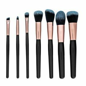 MIMO Makeup Brush Set Black 7 Pcs sada štětců obraz