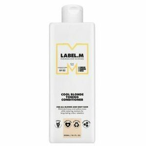 Label.M Cool Blonde Toning Conditioner tónovací kondicionér pro platinově blond a šedivé vlasy 300 ml obraz