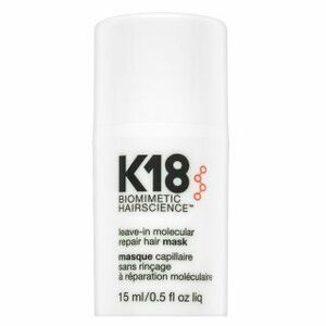 K18 Leave-In Molecular Repair Hair Mask bezoplachová péče pro velmi suché a poškozené vlasy 15 ml obraz