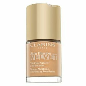 Clarins Skin Illusion Velvet Natural Matifying & Hydrating Foundation tekutý make-up s matujícím účinkem 108.5W Cashew 30 ml obraz