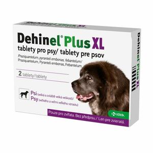 Dehinel Plus XL Tablety pro psy 2 tablety obraz