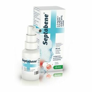 Septabene 1, 5 mg/ml + 5, 0 mg/ml orální sprej 30 ml obraz