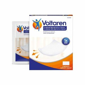 Voltaren 1x denně 140 mg léčivá náplast 5 ks obraz