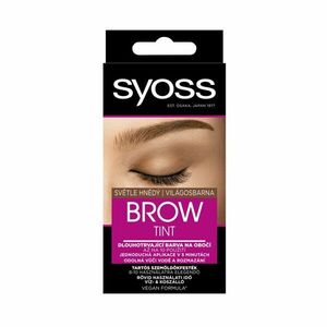 Syoss Brow Tint barva na obočí světle hnědá 17 ml obraz