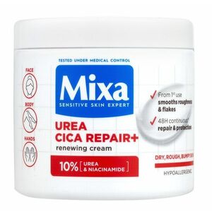 Mixa Urea Cica Repair+ regenerační tělová péče pro velmi suchou, hrubou pokožku 400 ml obraz