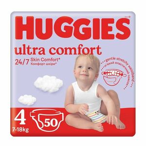 Huggies Ultra Comfort vel. 4 7-18 kg dětské plenky 50 ks obraz