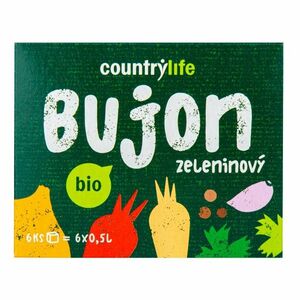 Country Life Bujon zeleninový BIO kostky 66 g obraz