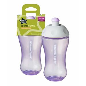 Tommee Tippee Sportovní láhev 12m+ 300 ml 1 ks fialová/modrá obraz