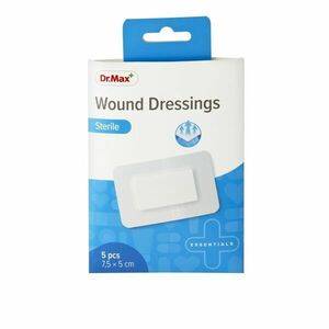 Dr. Max Wound Dressings Sterile 7, 5x5 cm 5 ks obraz