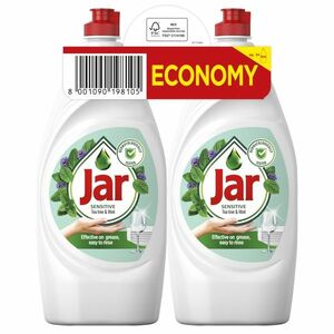 Jar Sensitive Prostředek na nádobí Tea Tree & Mint 2x900 ml obraz