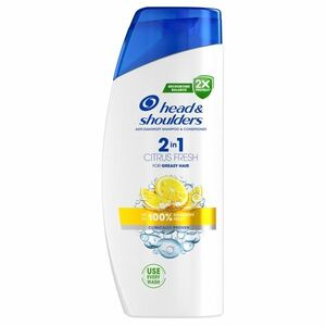 Head&Shoulders Fresh Citrus 2v1 šampon a kondicionér proti lupům 625 ml obraz