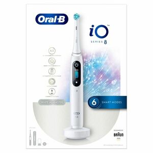 Oral-B iO Series 8 elektrický zubní kartáček White Alabaster obraz