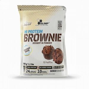 Olimp Hi Protein Brownie chocolate 500 g obraz