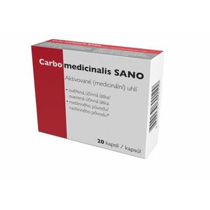 Carbo medicinalis SANO 20 kapslí obraz