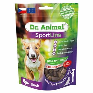 DR. ANIMAL Sportline pochoutka kachna pro psy 100 g obraz