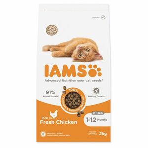 IAMS for Vitality Kitten Chicken granule pro koťata 1 kus, Hmotnost balení (g): 2 kg obraz