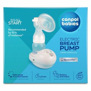 CANPOL BABIES Elektrická odsávačka mateřského mléka EasyStart obraz