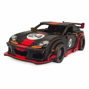 UNIDRAGON Dřevěné puzzle unimodels comet gts black-red obraz