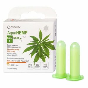 OVONEX Aquahemp CBD 5 shot 4 ml obraz