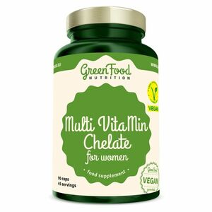 GREENFOOD NUTRITION Multivitamin chelate for women 90 kapslí obraz