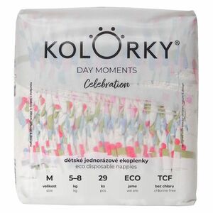 KOLORKY DAY Moments jednorázové EKO plenky M (5-8 kg) 29 kusů obraz