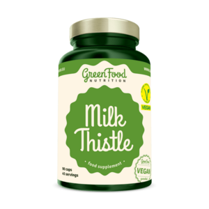 GREENFOOD NUTRITION Milk thistle 90 kapslí obraz