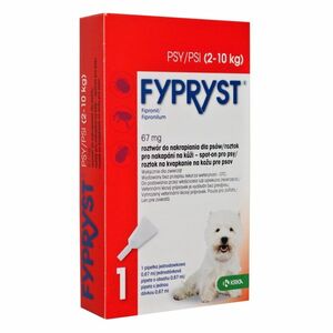 FYPRYST Spot-on pro psy 2-10 kg 0.67 ml 1 pipeta obraz