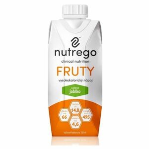 NUTREGO FRUTY Výživa jablko 12 x 330 ml obraz